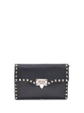 Valentino Garavani Rockstud Mini Shoulder Bag — Black