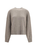 Malo Cashmere Crew Neck Sweater — Beige