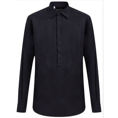 Men's Navy Blue Cotton Dress Shirt