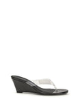 Coperni Clear PVC Wedge Flip-Flop Wedge Sandal — Clear