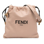 Small Calfskin Roma Drawstring Crossbody