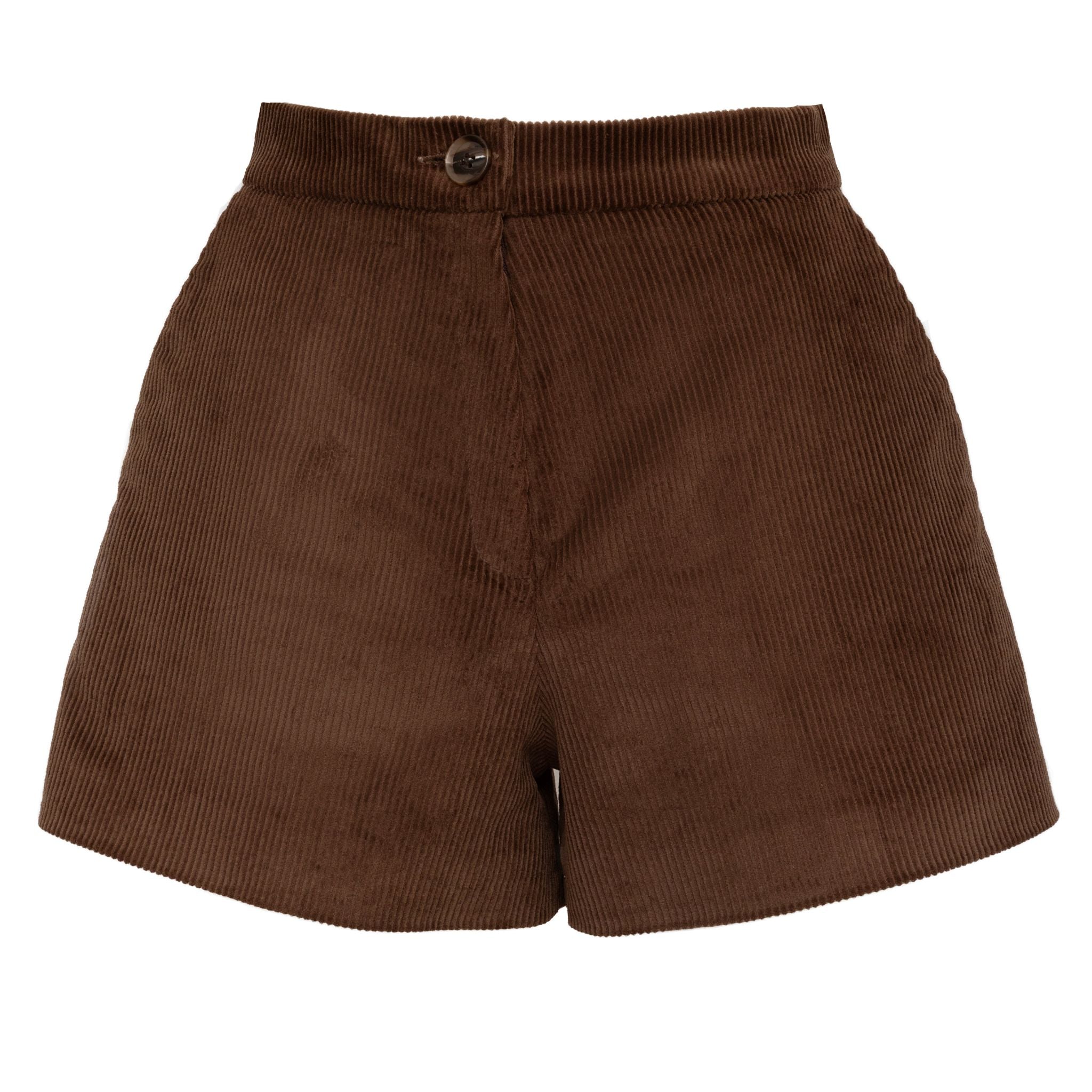 Velvet Shorts Brown | PR Sample