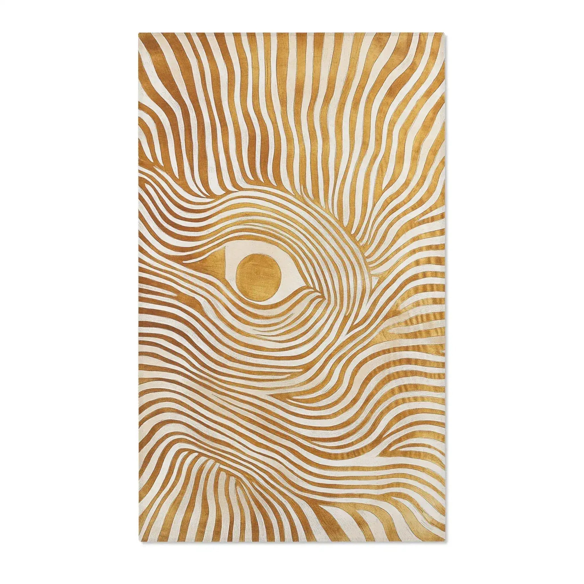 Golden Gaze Accent Rug
