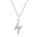 Lightning Bolt Petite Diamond Pendant