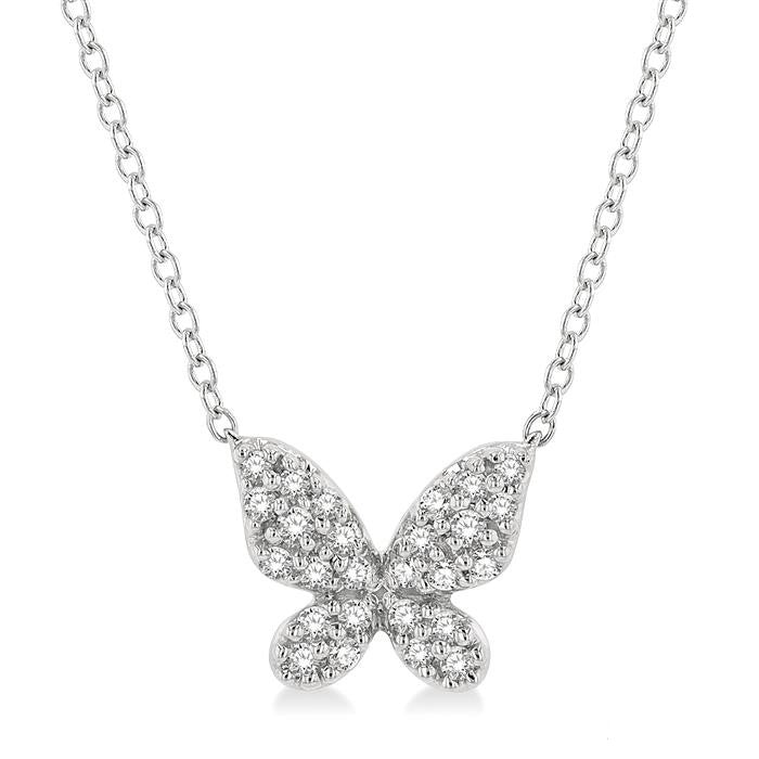 Butterfly Petite Diamond Pendant