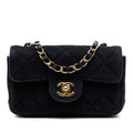 Extra Mini Rectangular Classic Suede Single Flap