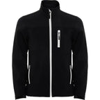 Softshell compuesto por 2 capas, con cremallera invertida efecto sellado, con protector de barbilla combinada y tirador Vetonek