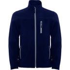Softshell compuesto por 2 capas, con cremallera invertida efecto sellado, con protector de barbilla combinada y tirador Vetonek