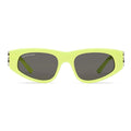 Balenciaga BB0095S007 Neon Acetate Sunglasses — Yellow