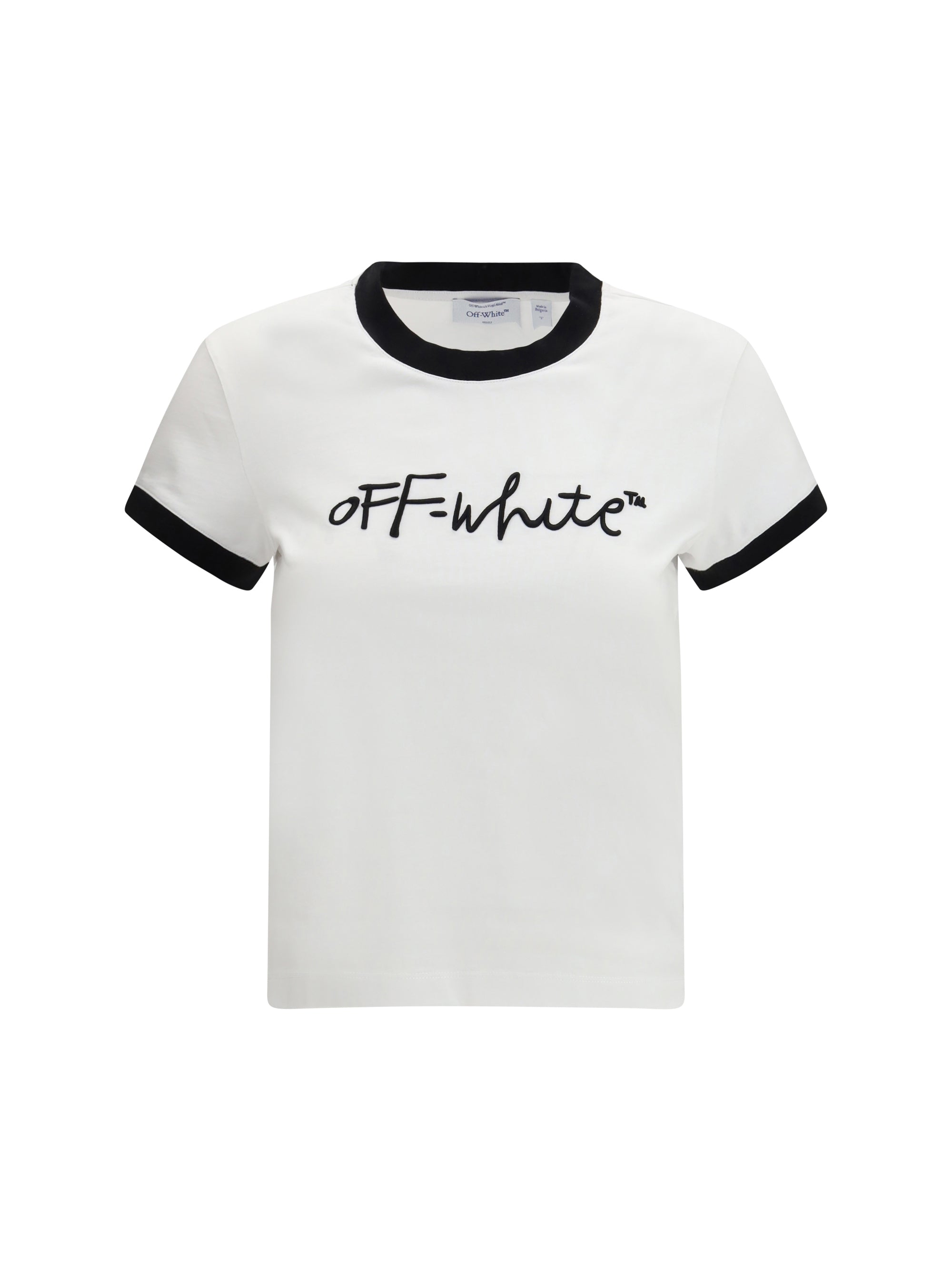 Camiseta Off-White Script — Blanca