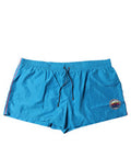 Men's Turquoise Logo Beachwear Shorts 2pc Swimwear Polyester