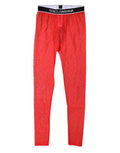 Women's Red Logo Lace Lingerie Tight Pants Underwear Nylon Elastane