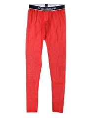 Women's Red Logo Lace Lingerie Tight Pants Underwear Nylon Elastane