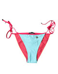 Women's Multicolor Logo Swimsuit Bikini Bottom Swimwear Nylon Elastane Clothing