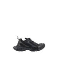 Men's Black Polyethylene Athletic Sneakers