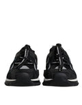 Women's Black Mesh Sorrento Trekking Sneakers Shoes