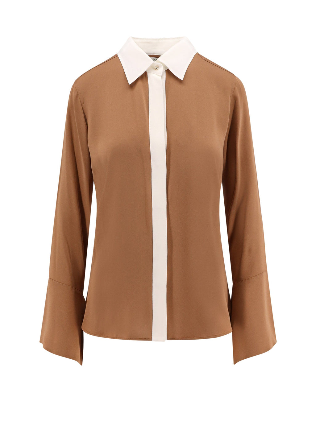 Max Mara Shirts Brown Seta - 42