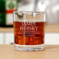 Personalizado por el Tiempo que te Llevamos a Beber 10 oz Whisky Rocks Glass con Nombre Día del Padre Cumpleaños Regalo para Papá Abuelo Amantes del Whisky