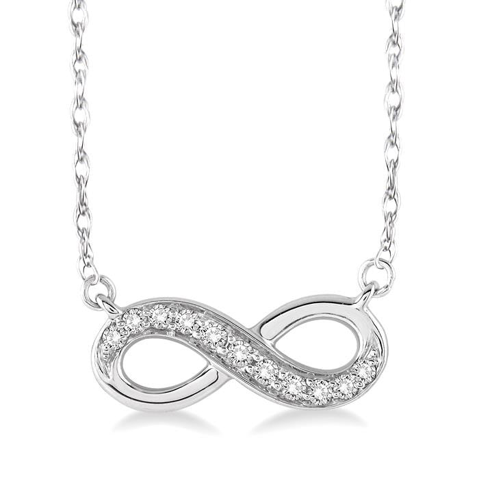 Infinity Petite Diamond Pendant