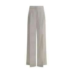 Women's Linen Pants Beige