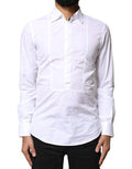 Men's White Cotton Long Sleeves Formal Dress Shirt