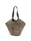 Khaite Lotus Shoulder Bag — Gray