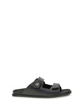 Dolce & Gabbana Calfskin Leather Sandals — Black
