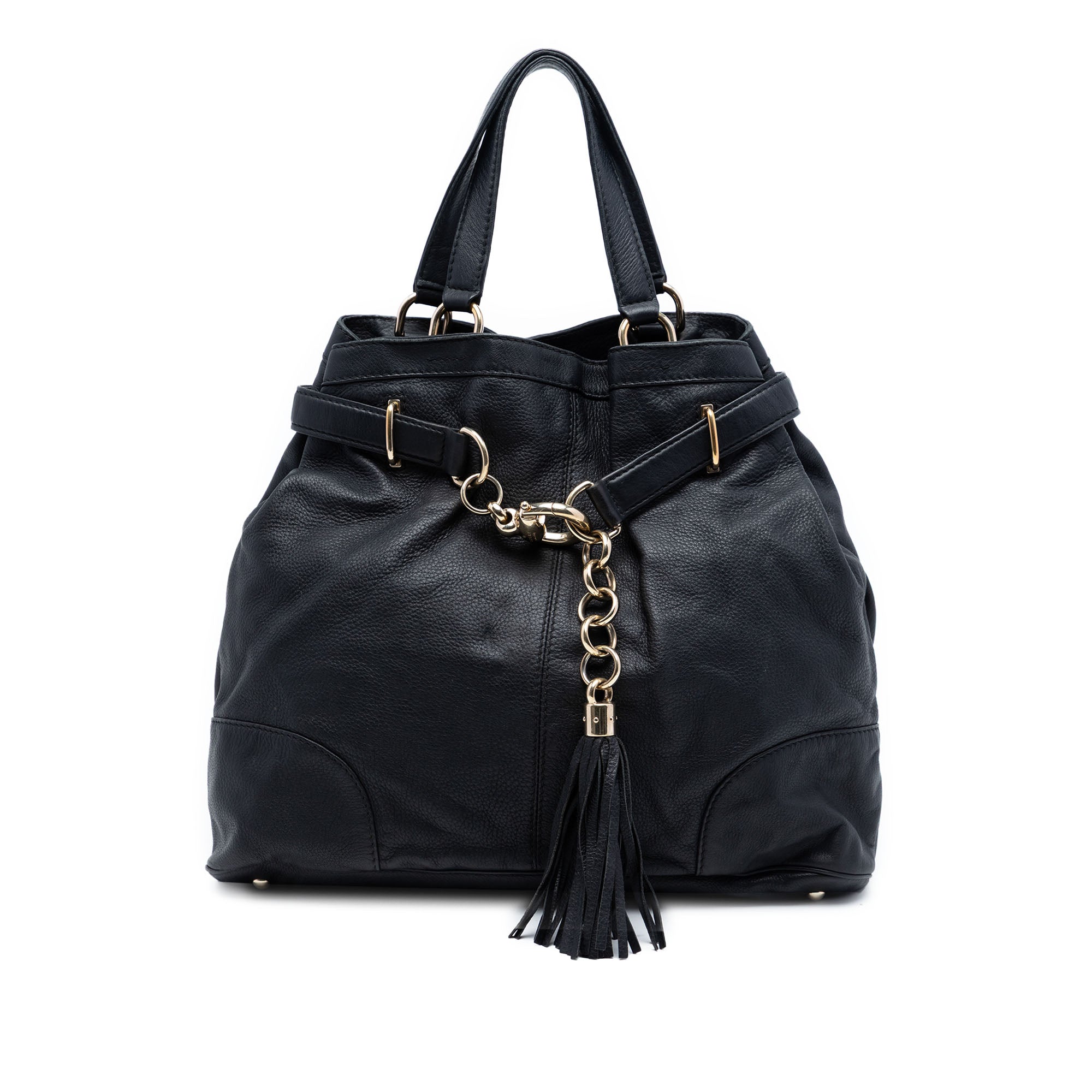 Large Leather Horsebit Sienna Tote