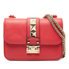 Mini Leather Rockstud Glam Lock Crossbody
