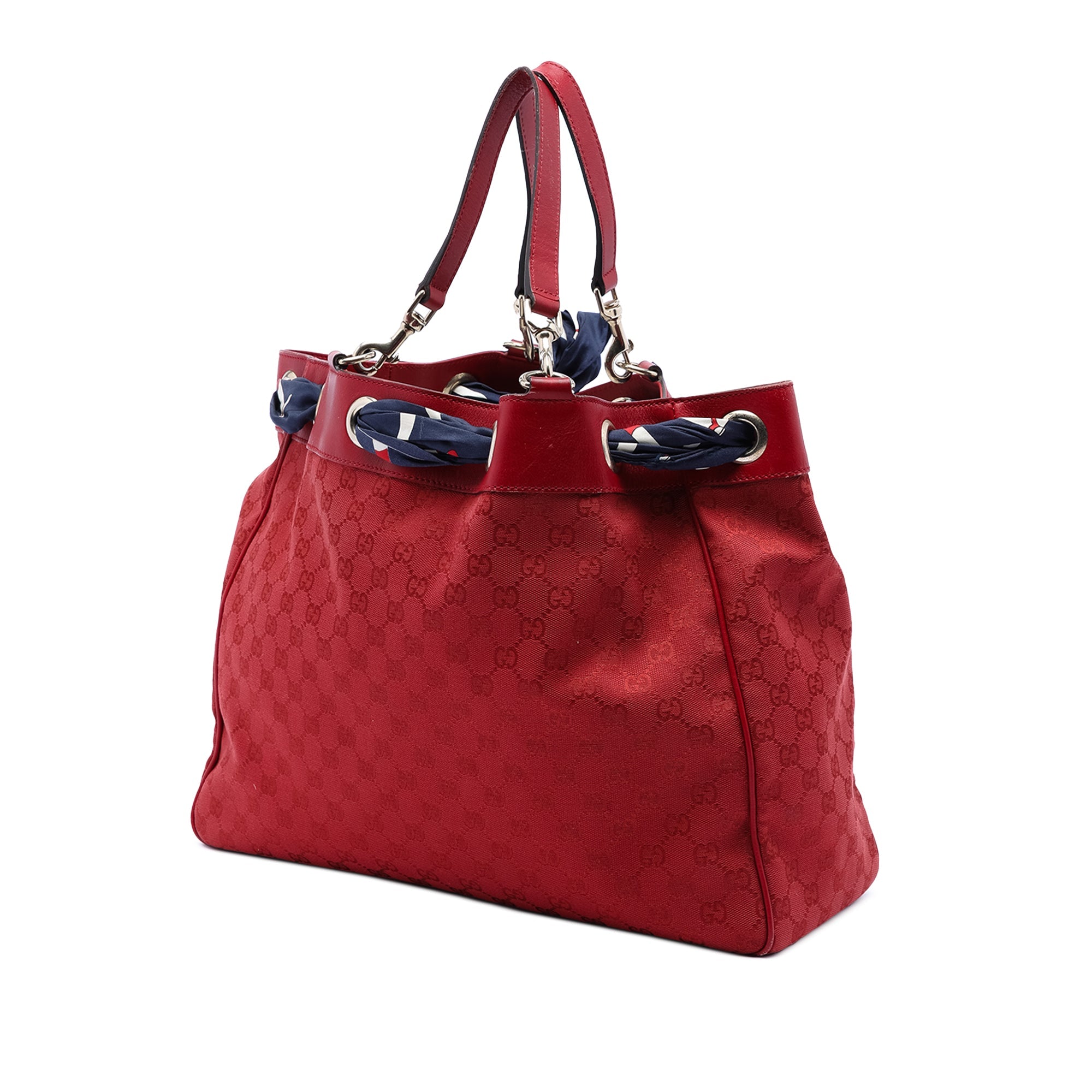 Large GG Canvas Positano Tote