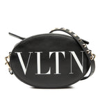 Calfskin Rockstud VLTN Oval Crossbody