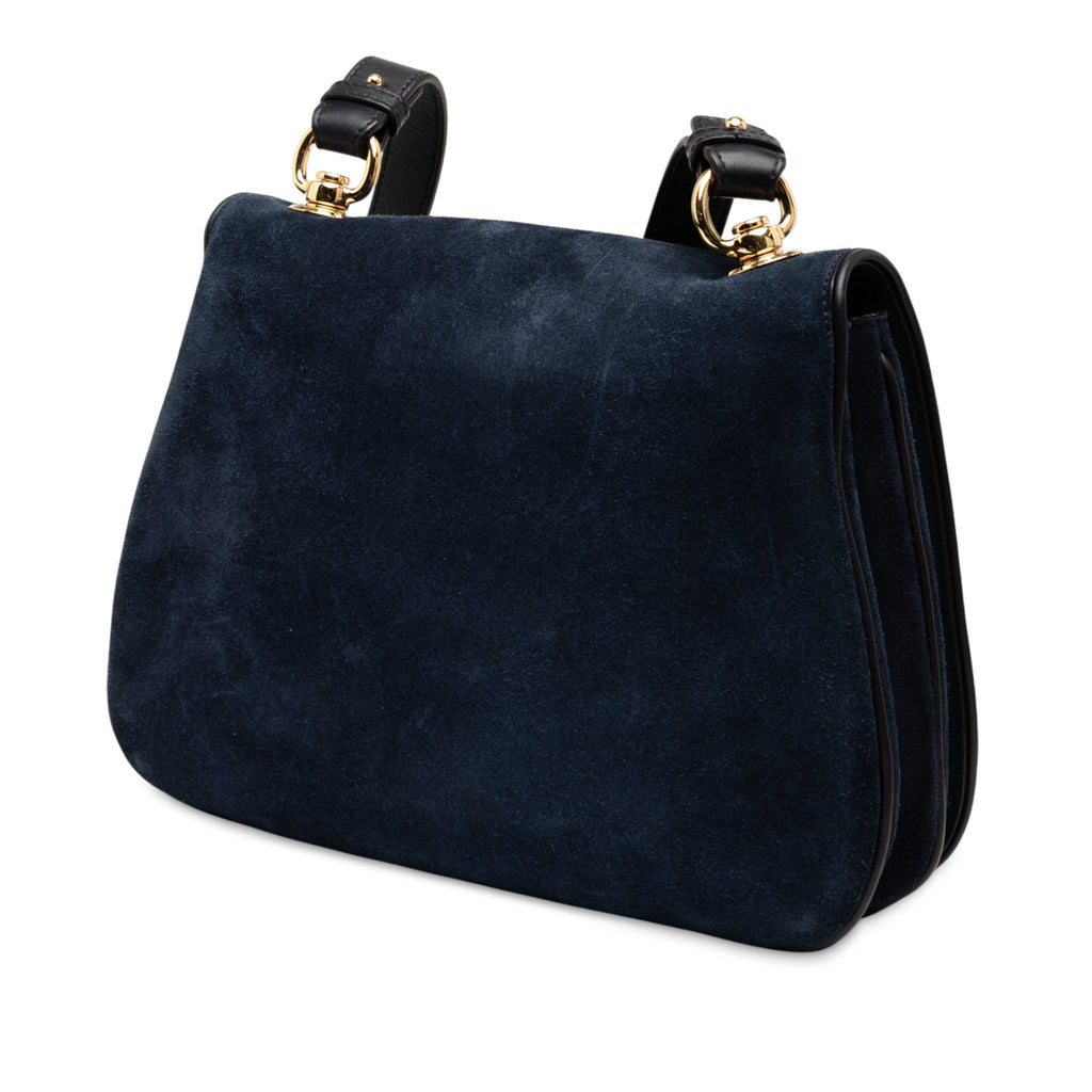 Medium Suede Blondie Crossbody