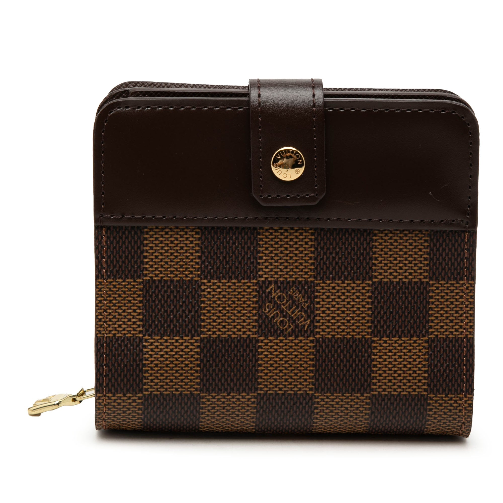 Damier Ebene Compact Zip Wallet