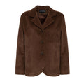 Velvet Blazer | Brown