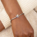 Vaca Highland Personalizada Corazón Piedra de Nacimiento Pulsera de Amor Joyería Delicada Cumpleaños Aniversario San Valentín Regalo para Mujeres Amantes de las Vacas Highland