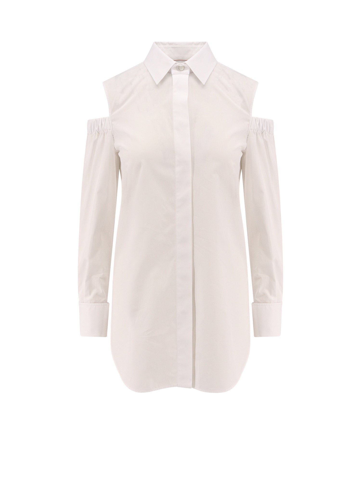 Max Mara Shirts White 100 % Cotone - 44