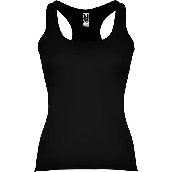 Camiseta entallada, con sisas y escote ribeteado, ancho y enrollado Vetonek