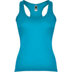 Camiseta entallada, con sisas y escote ribeteado, ancho y enrollado Vetonek