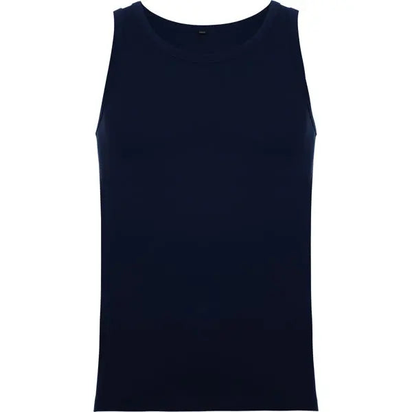 Camiseta de tirantes anchos, corte semientallado, ribeteado en punto liso en escote y sisa Vetonek