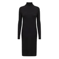 Women's Black Wool Long Dress