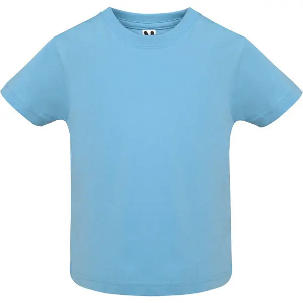 Camiseta de manga corta especial para bebé, confeccionada con tejido en galga fina y acabado compactado Vetonek
