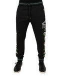 Black Floral King Men Jogger Sweatpants Pants Cotton