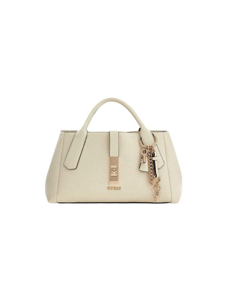 Guess Brooke High Shoulder Bag — Beige