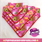 Handmade Dog Bandana - Made to be Together -Slide On