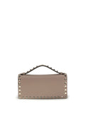 Valentino Garavani Studded Leather Wallet — Beige