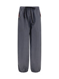 Prada Wool and Mohair Trousers — Gray