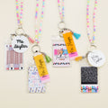 Juego de cordones personalizados con nombre y borla para el Día del Maestro Regalo de vuelta al cole para profesores Educadores