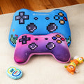 Almohada blanda personalizada con forma de mando de juego estilo píxel Decoración del hogar Regalo de cumpleaños para los amantes de los juegos