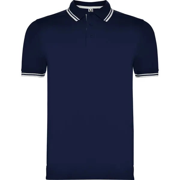 Polo de manga corta, cuello con tapeta de 3 botones a tono Vetonek