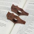 Portarrollos de madera personalizado Lazy Cat con dibujo Asistente de lectura Regalo de cumpleaños para un amante de los libros